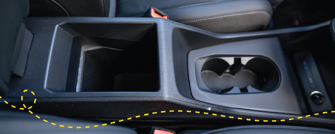 Audi Q4 e-tron centre console