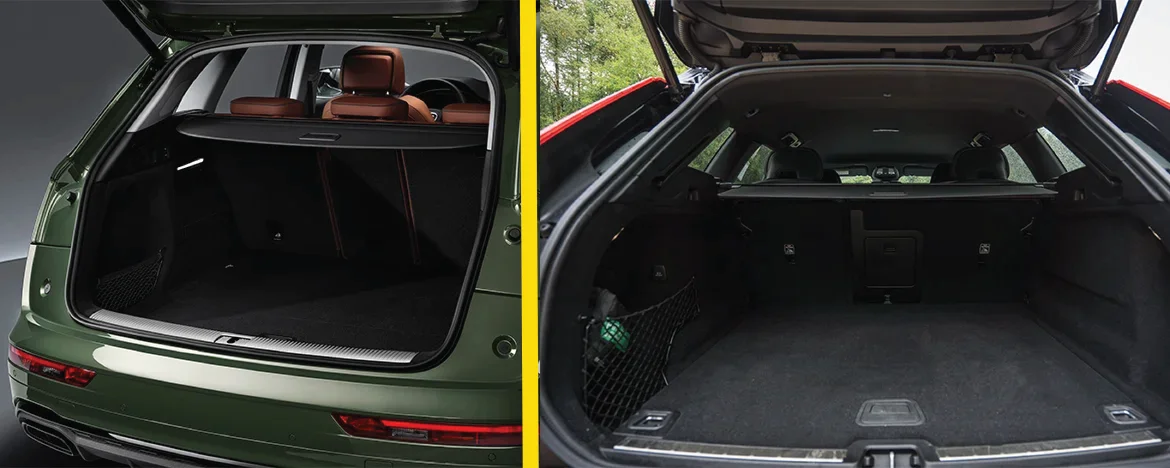 audi q5 and volvo xc60 boot