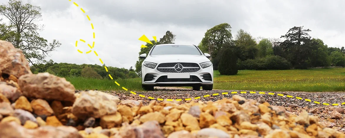 Mercedes-Benz A-Class Saloon parked up