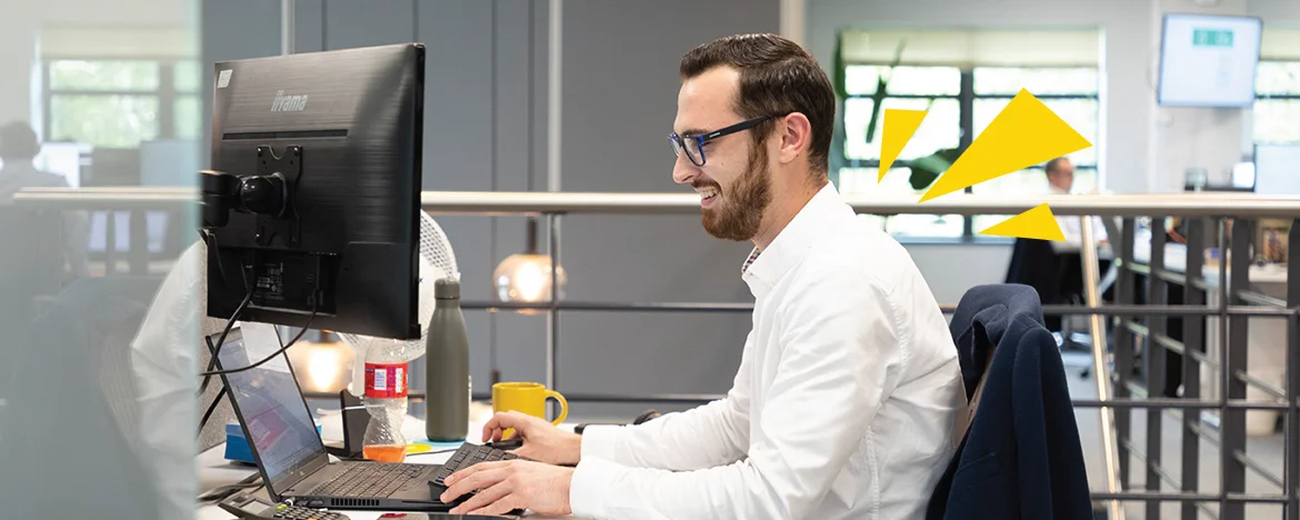 Our Head of Pricing and Procurement sat at his desk