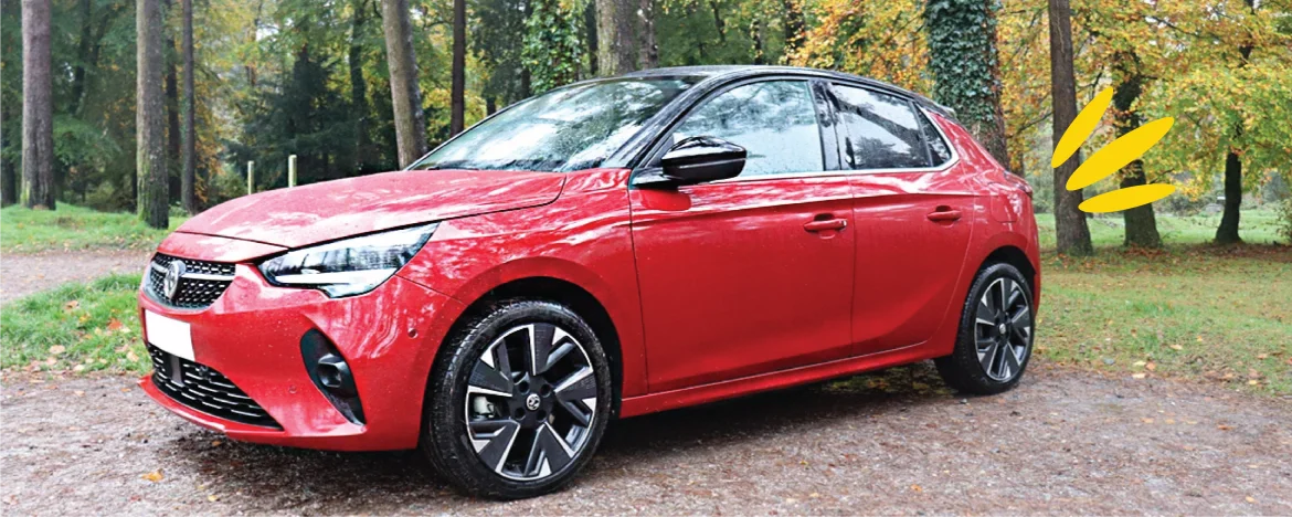 Vauxhall Corsa Electric parked