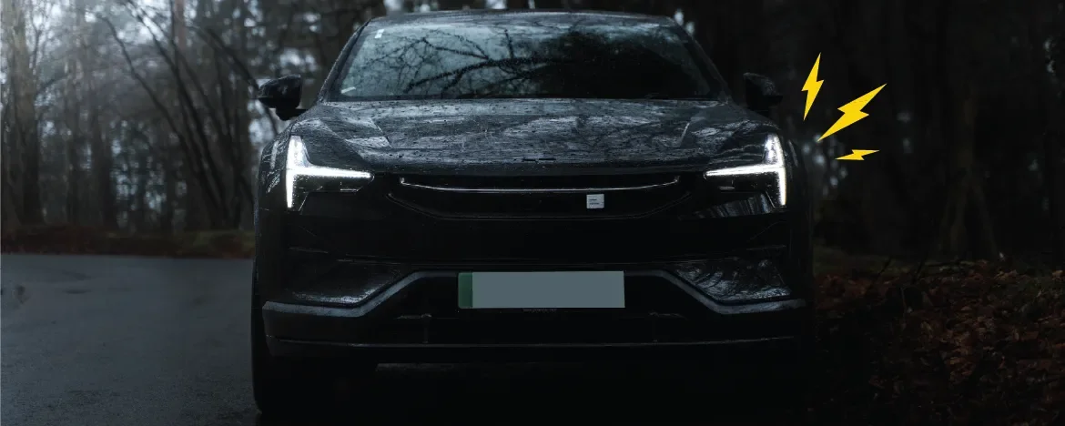 Front of the Polestar 3