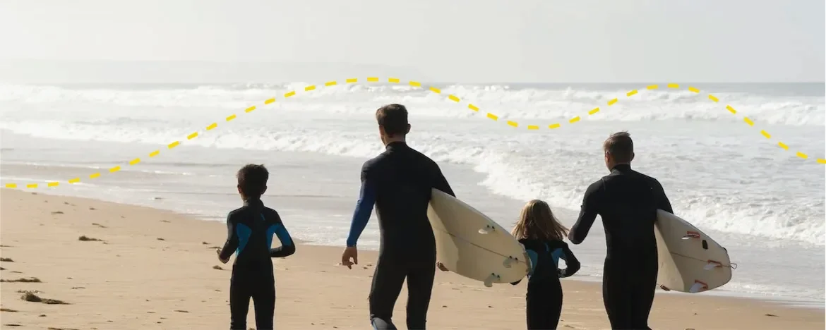 People at the beach