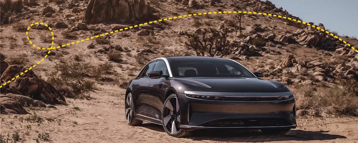 Lucid Air front view