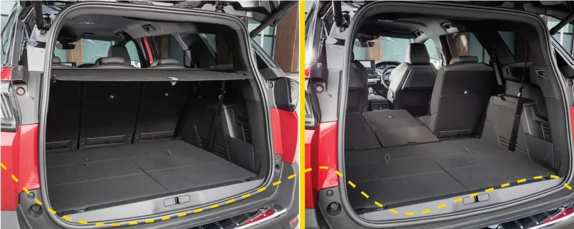 Peugeot 5008 boot space