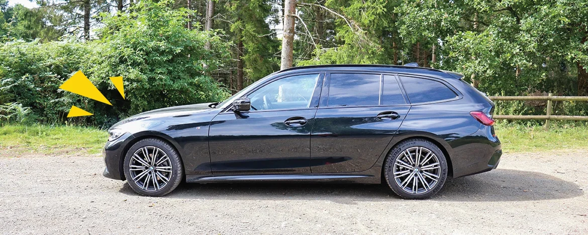 BMW 3 Series Touring side