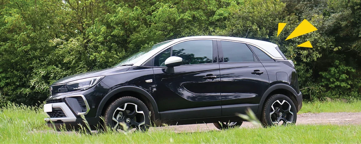 Vauxhall Crossland side view