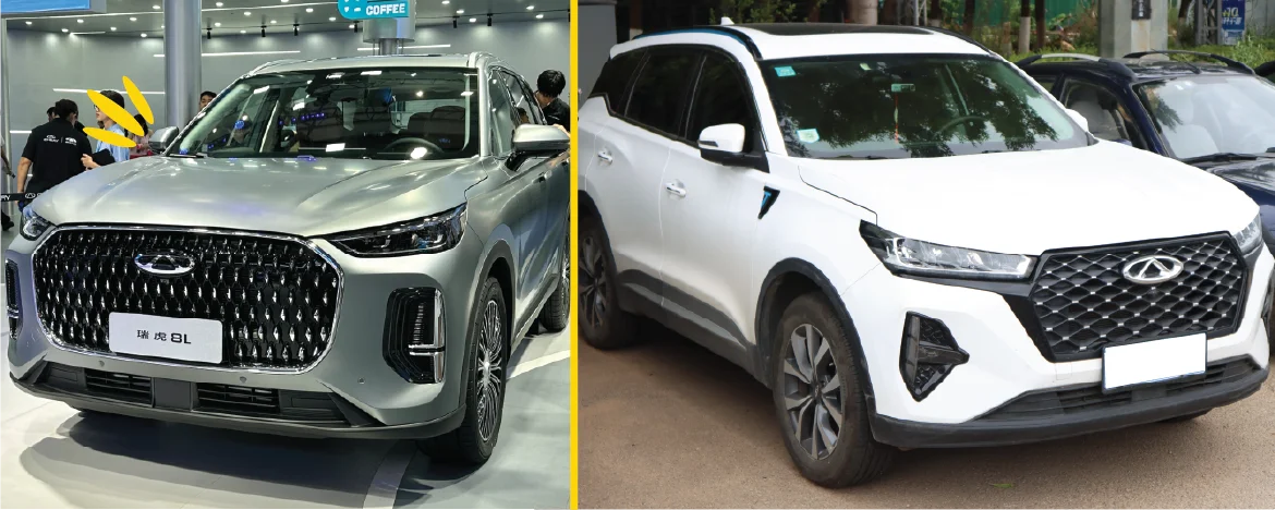 Chery Tiggo 7 and Tiggo 8