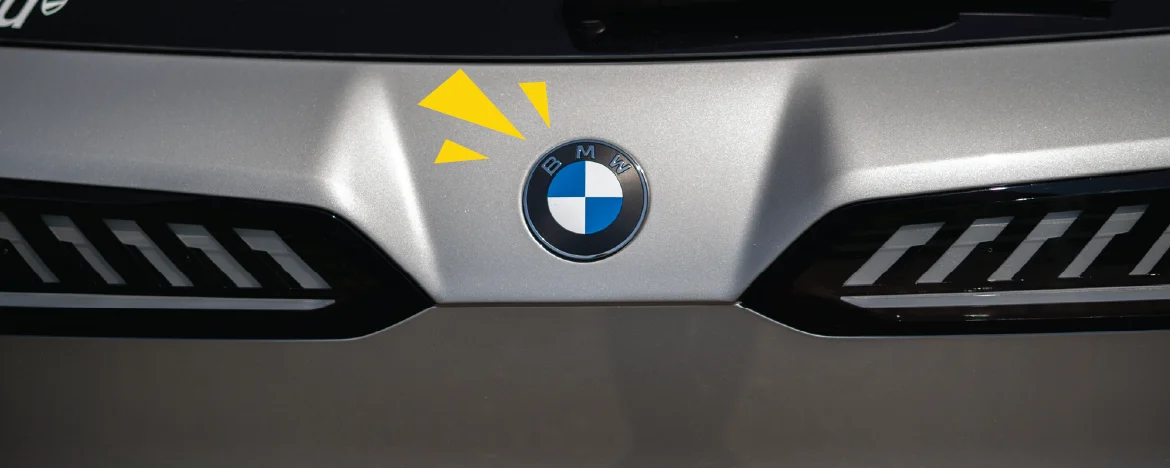 BMW iX3 badge