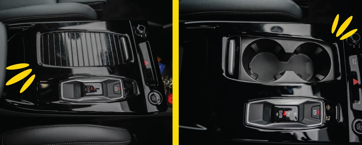 Audi Q6 e-tron centre console