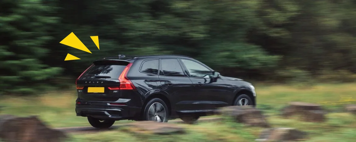 Volvo XC60 driving rear