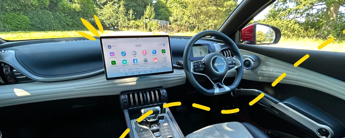 BYD ATTO 3 infotainment