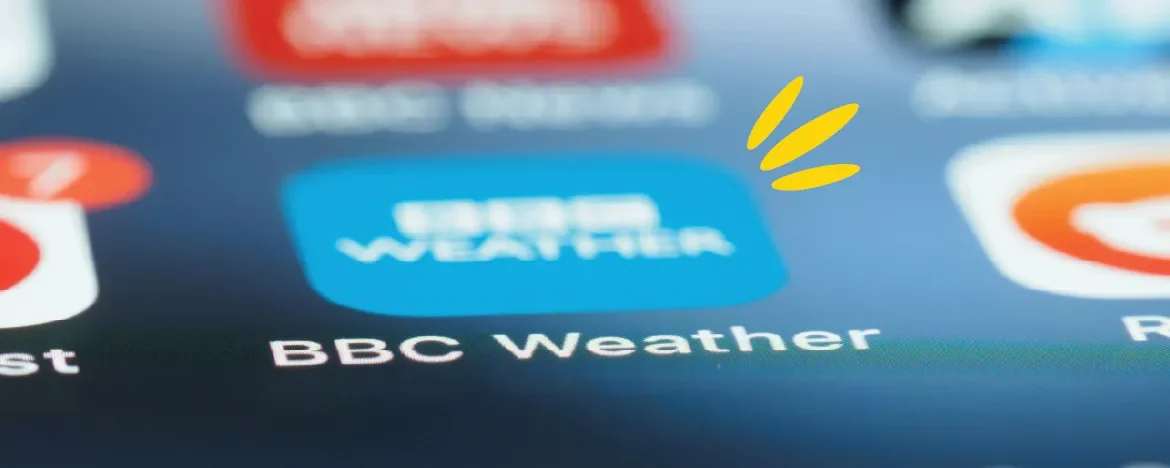 BBC weather app