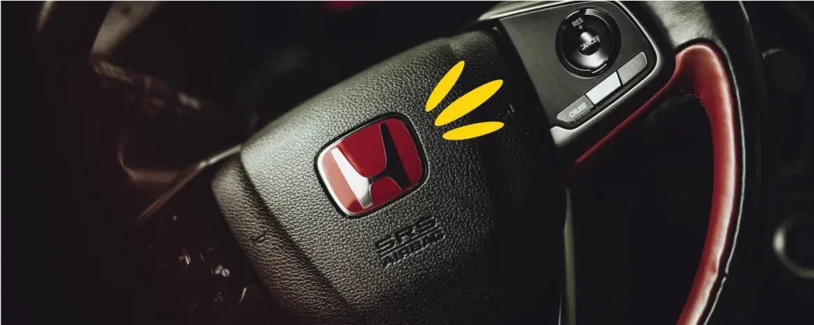 Honda steering wheel