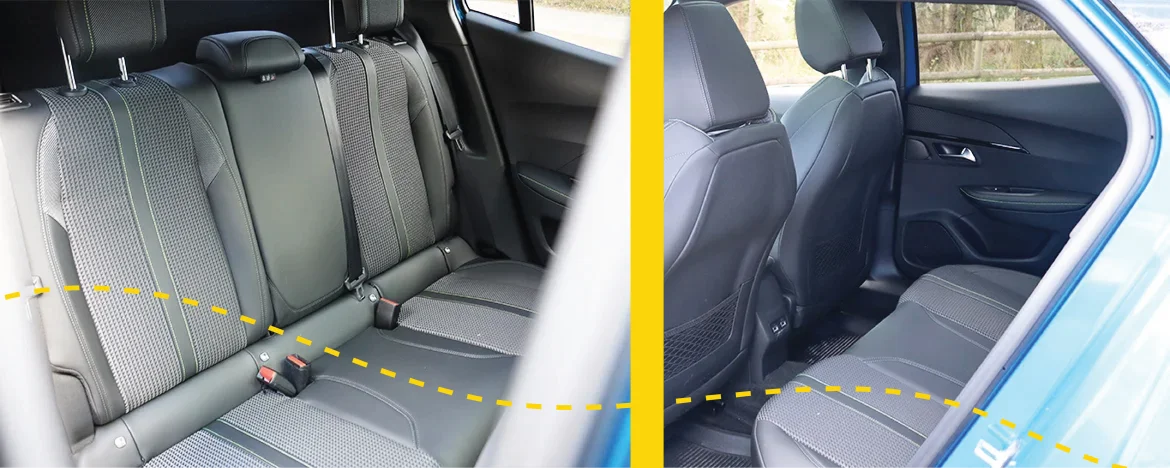 Peugeot E-2008 seats
