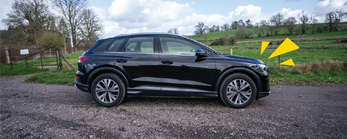 Audi Q4 e-tron side view