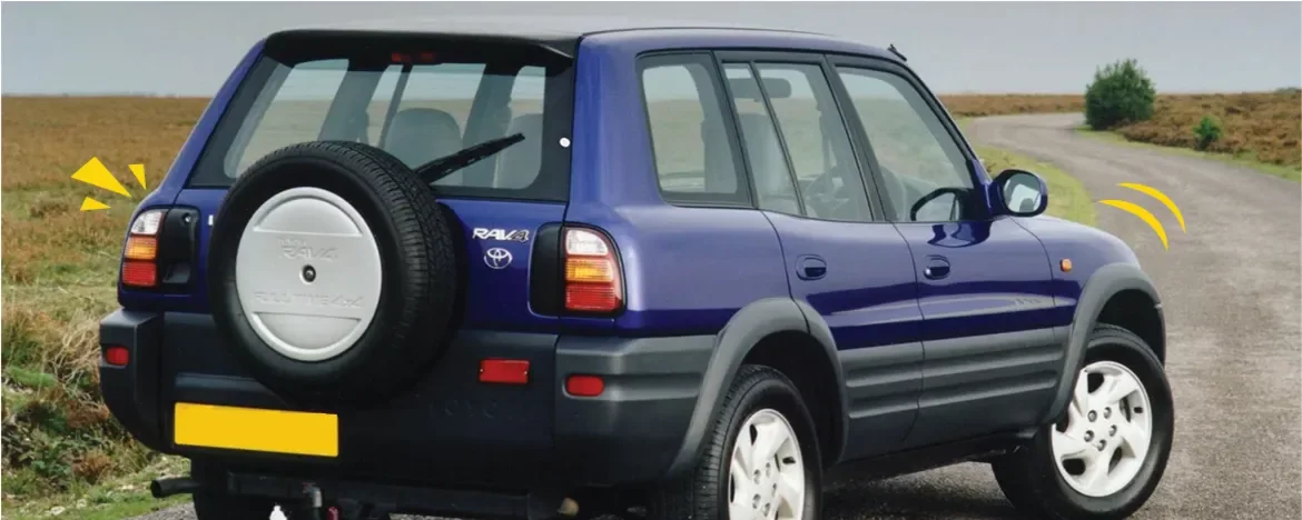 Toyota RAV4 first generation in blue