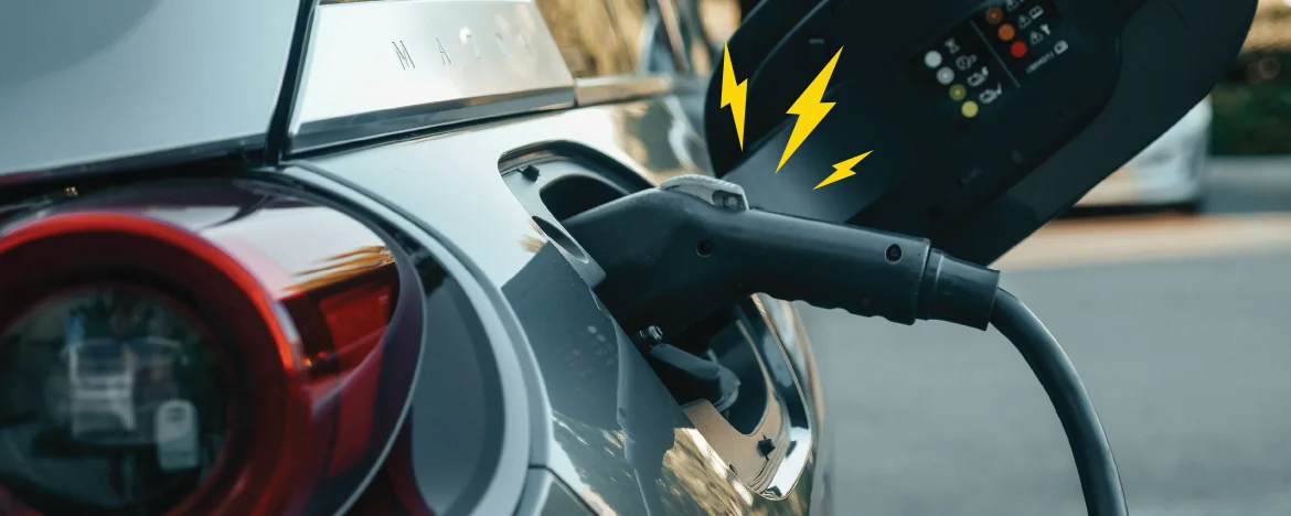 EV on charge