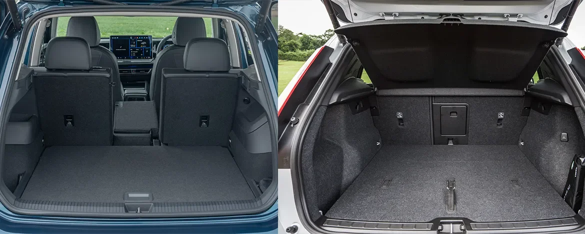 Volkswagen Tiguan vs Volvo XC40 boot