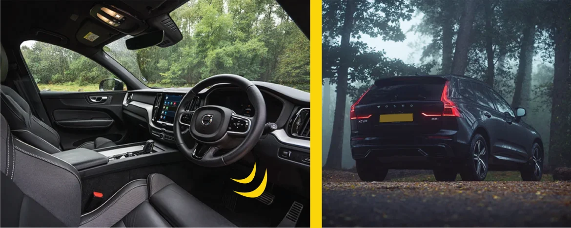 Volvo XC60 interior and rear