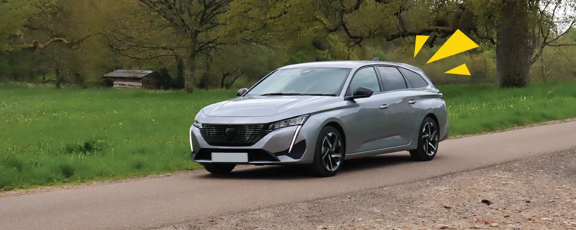 Peugeot 308 driving
