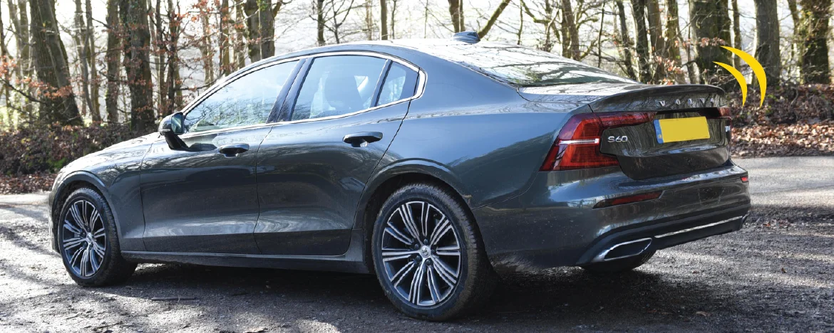 Volvo S60 parked up