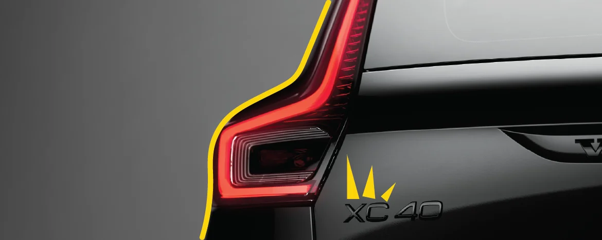 Volvo XC40 tail-lights