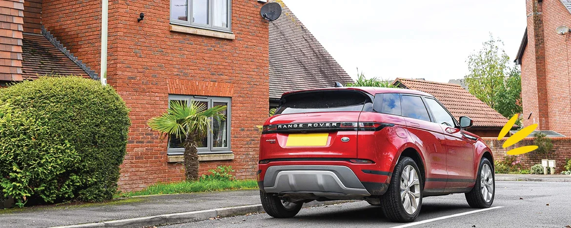 Range Rover Evoque parked up