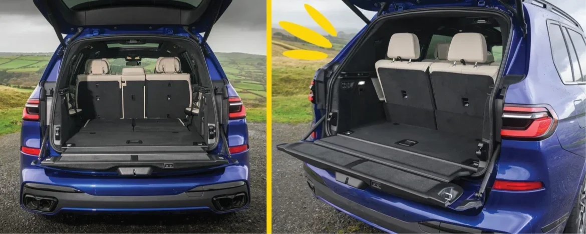 BMW X7 boot space