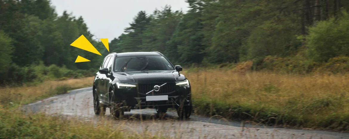 Volvo XC60 driving