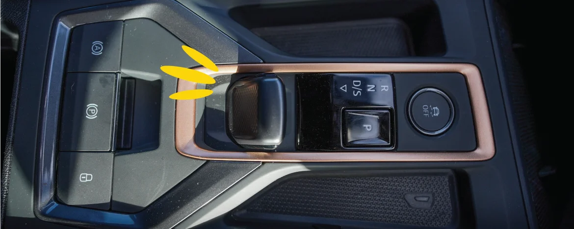 CUPRA Leon transmission switch