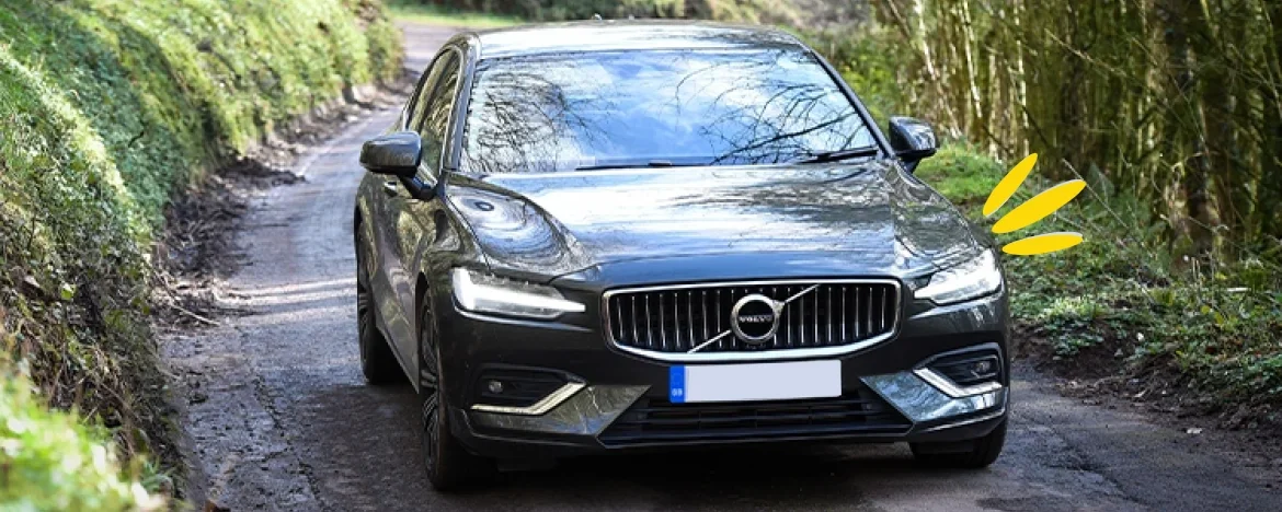 Volvo S60 driving