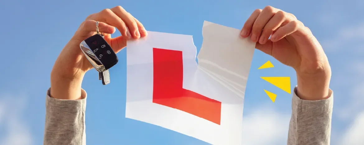 Ripping up L plate