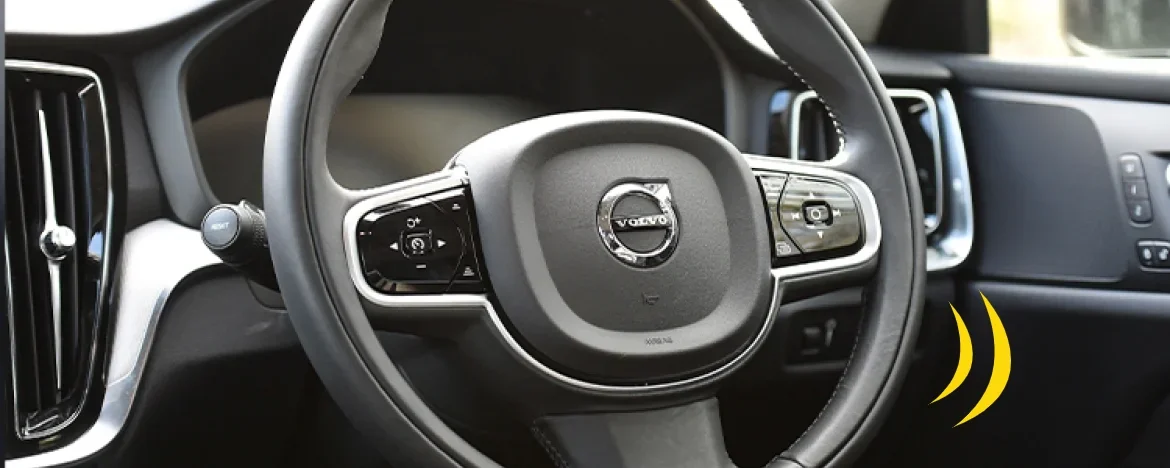 Volvo S60 steering wheel