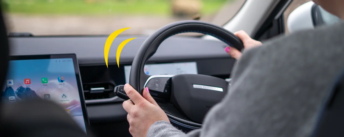 Person driving