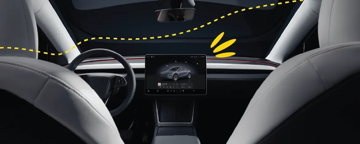 Tesla Model Y 2025 interior