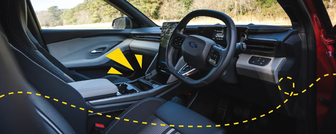 Ford Capri interior ft the MegaConsole