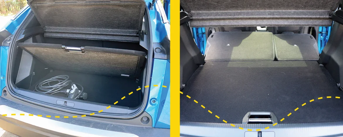 Peugeot E-2008 boot