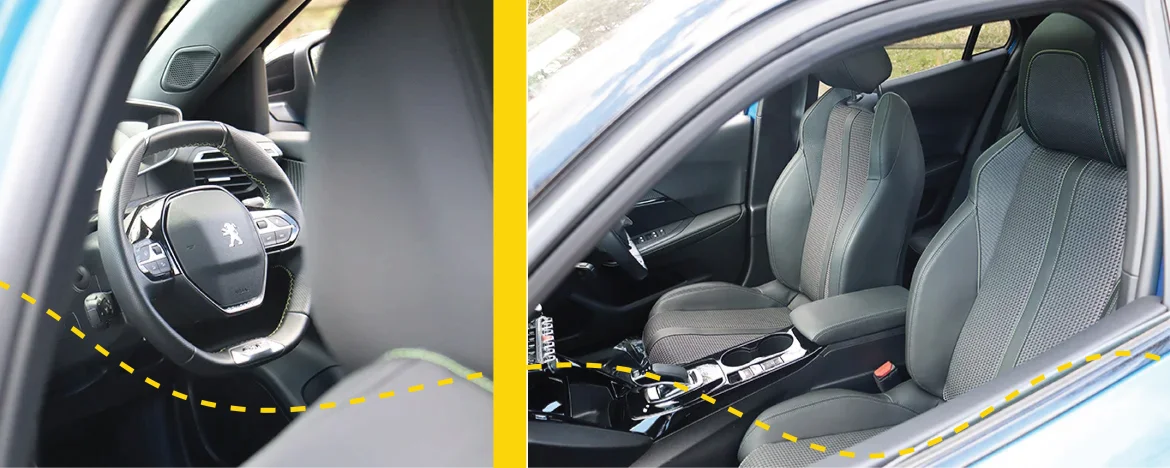 Peugeot E-2008 interior