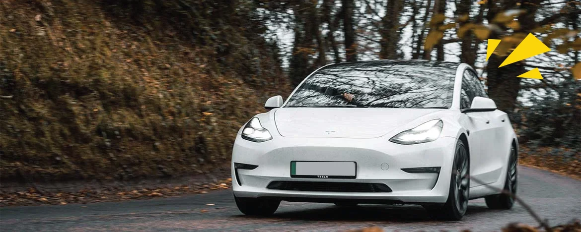2021 Tesla Model 3 driving