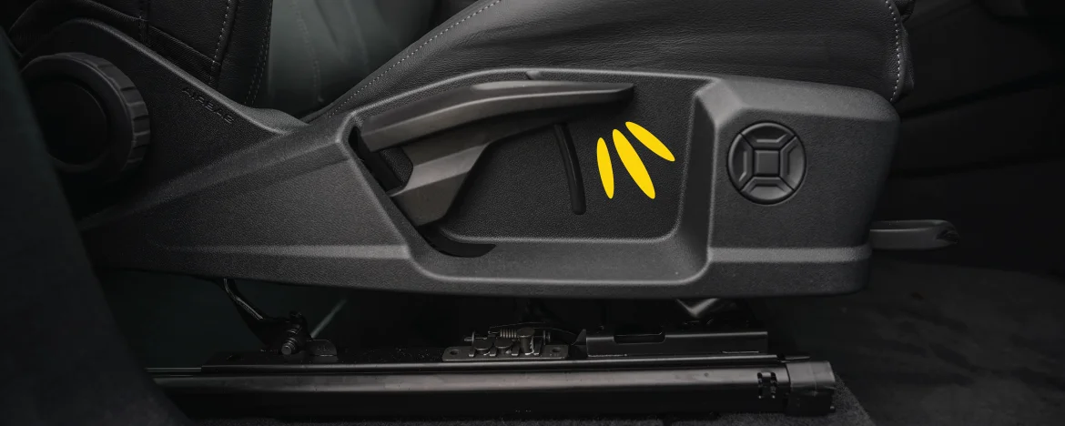 Audi Q6 e-tron seat manual adjustments