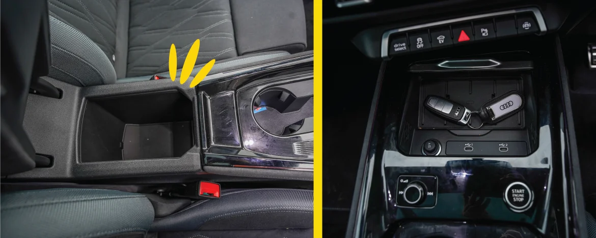 Audi Q3 e-hybrid centre console