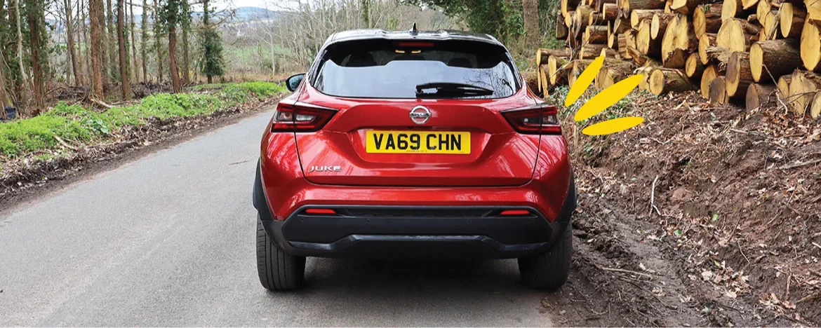 Nissan Juke parked up