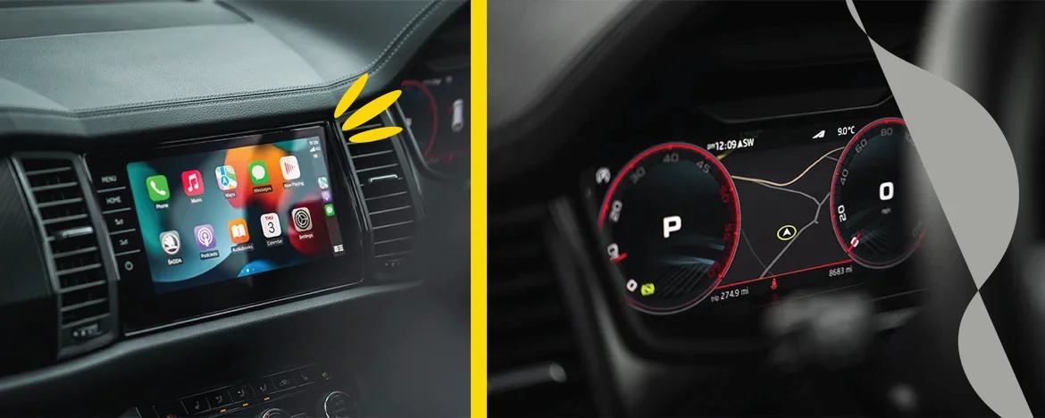 SKODA Kodiaq interior tech