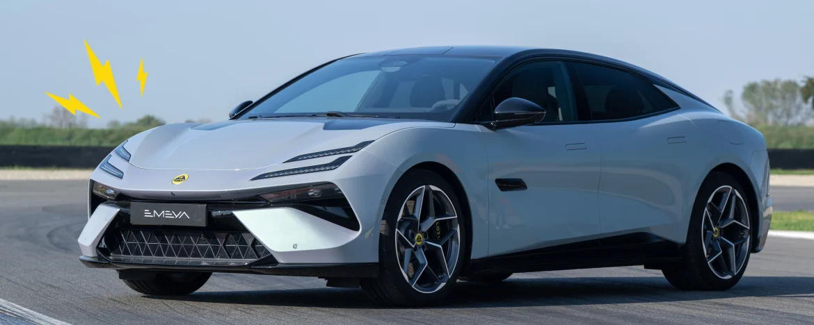 Lotus Emeya with yellow brand accents