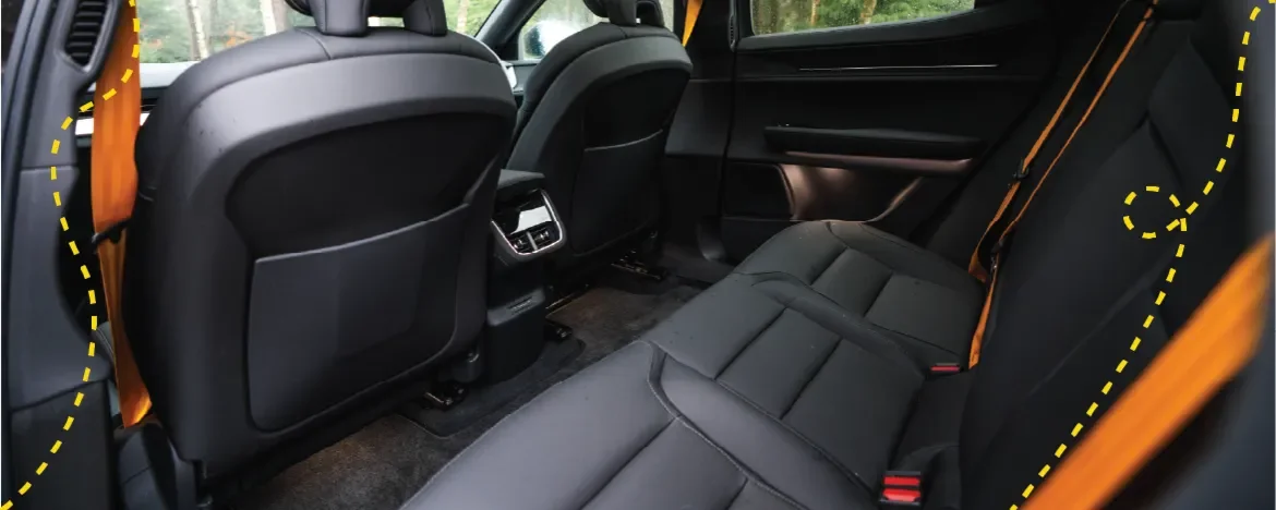 Backseats of Polestar 3