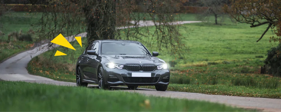BMW 3 Series driving