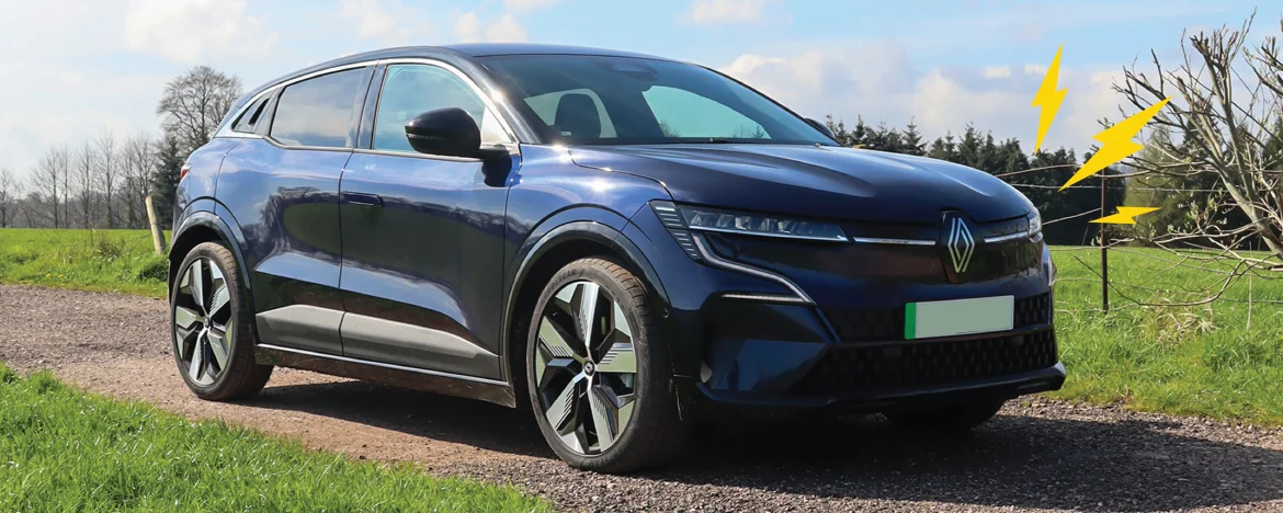 Renault Megane E-Tech parked up