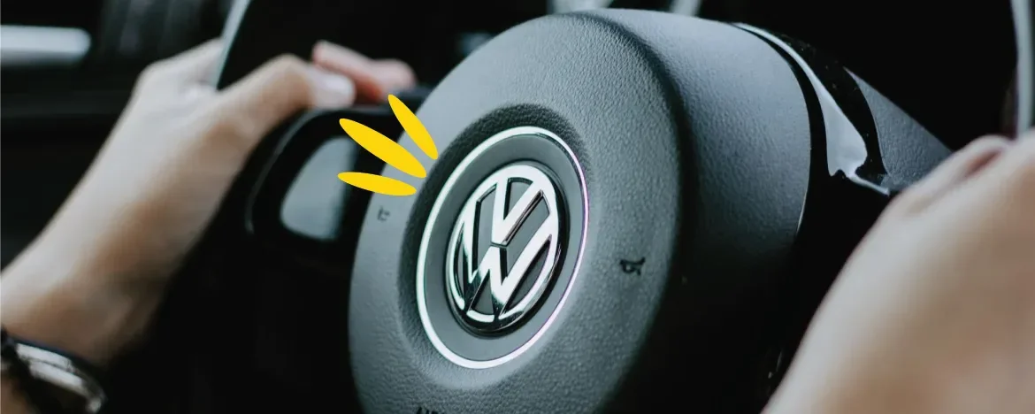 Volkswagen steering wheel