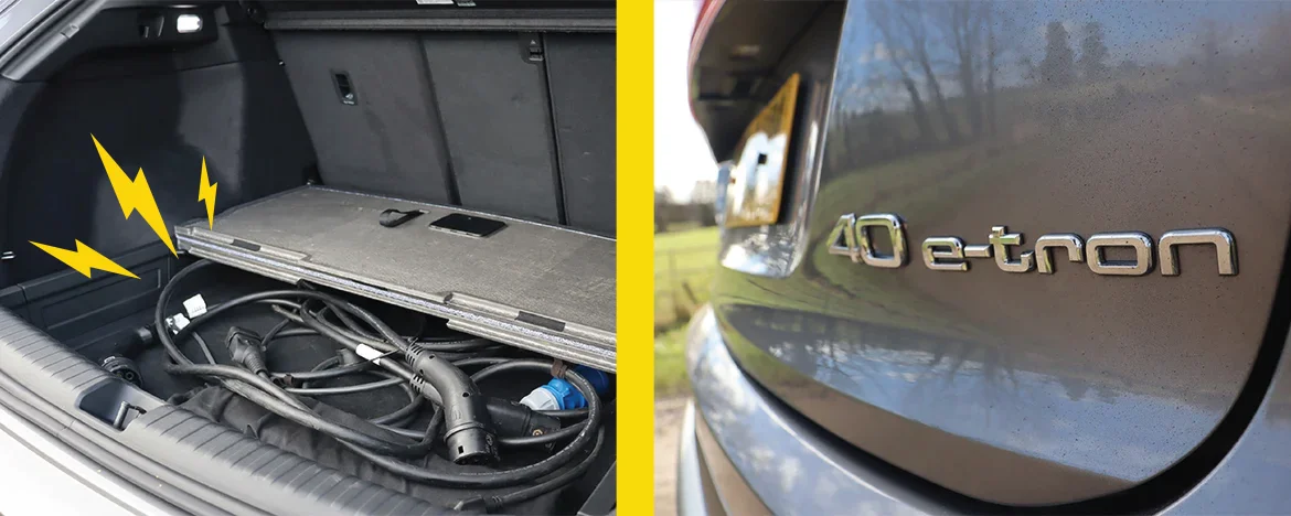Audi Q4 e-tron charging cables